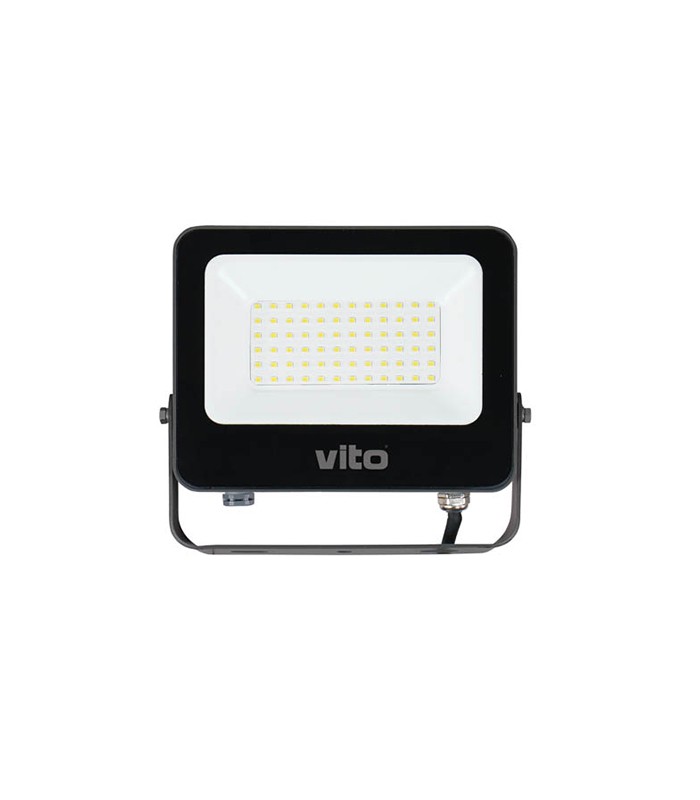 LED прожектор 50W 6000K VITO черен | AVStore