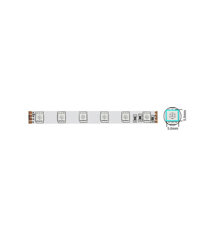 LED лента 14.4W/M RGB IP20 12V VITO ролка 5 метра | AVStore