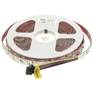 LED лента 14.4W/M RGBW IP20 24V VITO ролка 5 метра | AVStore