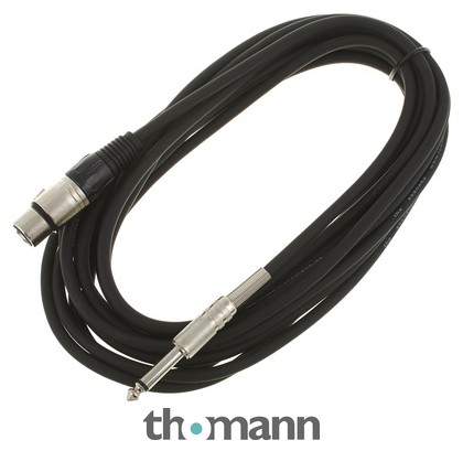 Аудио кабел 6.3мм жак-XLR женски Thomann 6 метра | AVStore