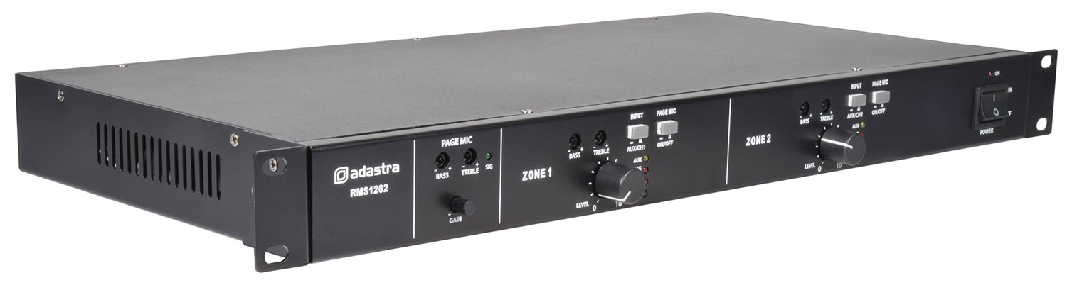 953154UK_CO3 Професионален усилвател Adastra RMS1202 100V | Rotozoom