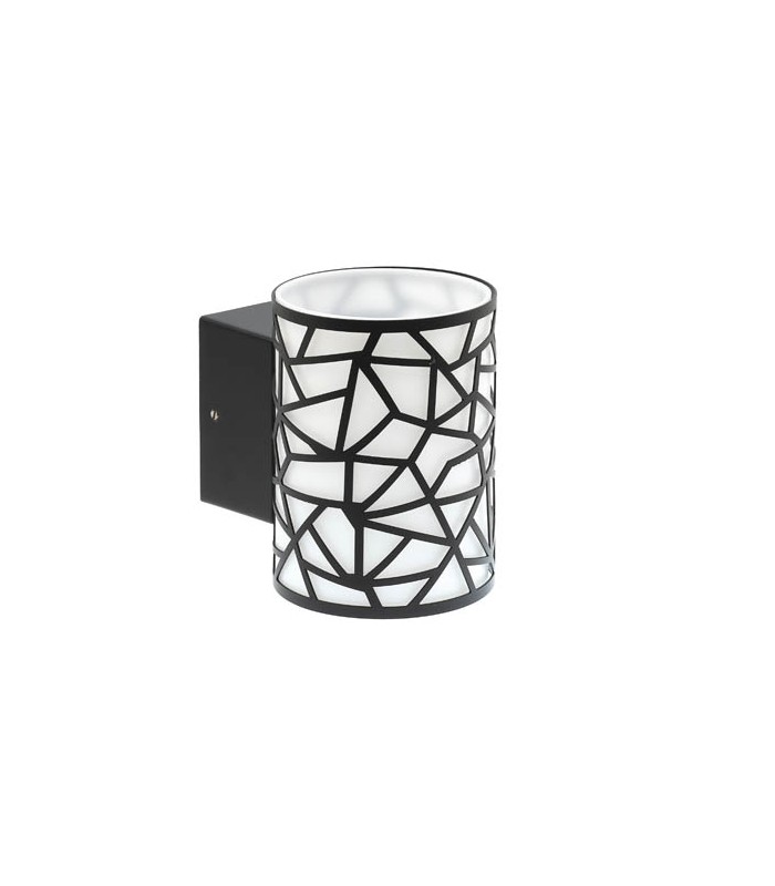 LED стенна лампа 8W 4000K VITO черно-бяла | AVStore