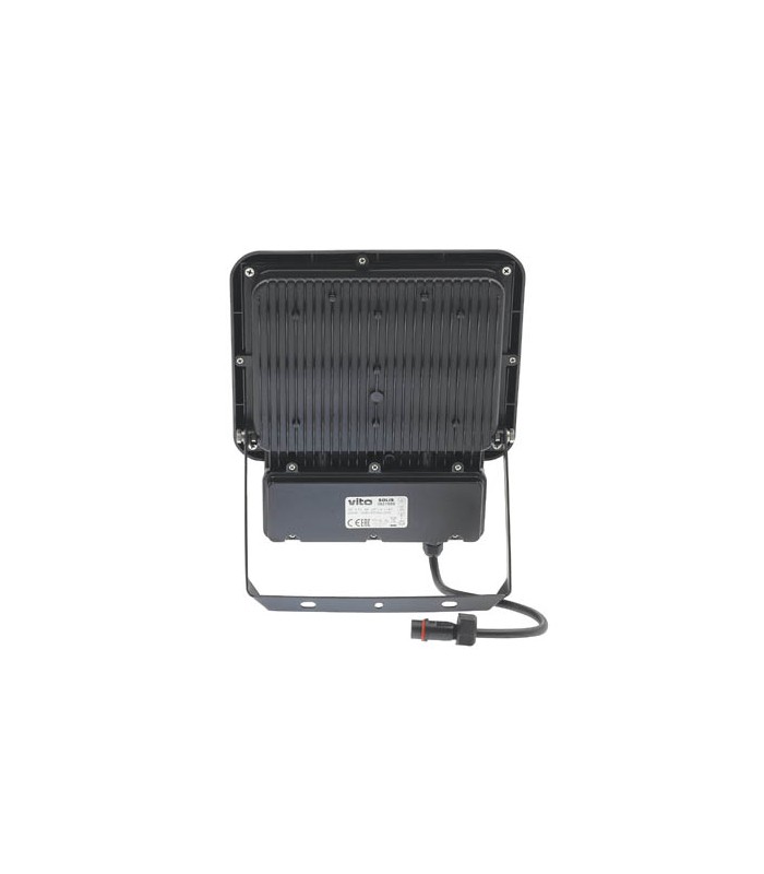 solar-led-floodlight-solis-50w-3500lm-6000k-cool-white-37v-10400mah-ip65-black-3021980-vito-2 LED соларен прожектор SOLIS с PIR сензор 50W 6000K VITO черен | AVStore