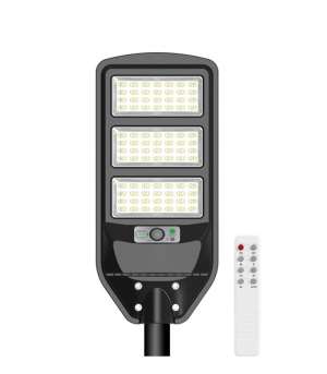 LED соларна улична лампа SONORA със сензор за движение PHOTO и PIR 120W 6000K 1800Lm VITO | AVStore