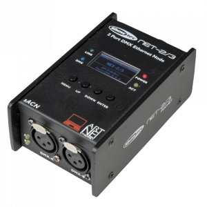 2-канален Art-Net възел – 3-пинов XLR Showtec NET-2/3 Pocket | AVStore