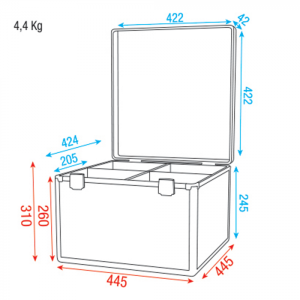 Кейс Showgear Case for 4x LED Par 56 | Rotozoom