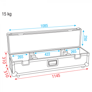 Кейс Showgear Case for LED Bar | Rotozoom