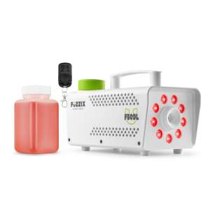 Професионална пушек машина Fuzzix F509LW 9 LEDs RGB бяла | AVStore