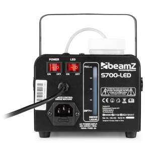 Професионална пушек машина BeamZ S700LED | Rotozoom