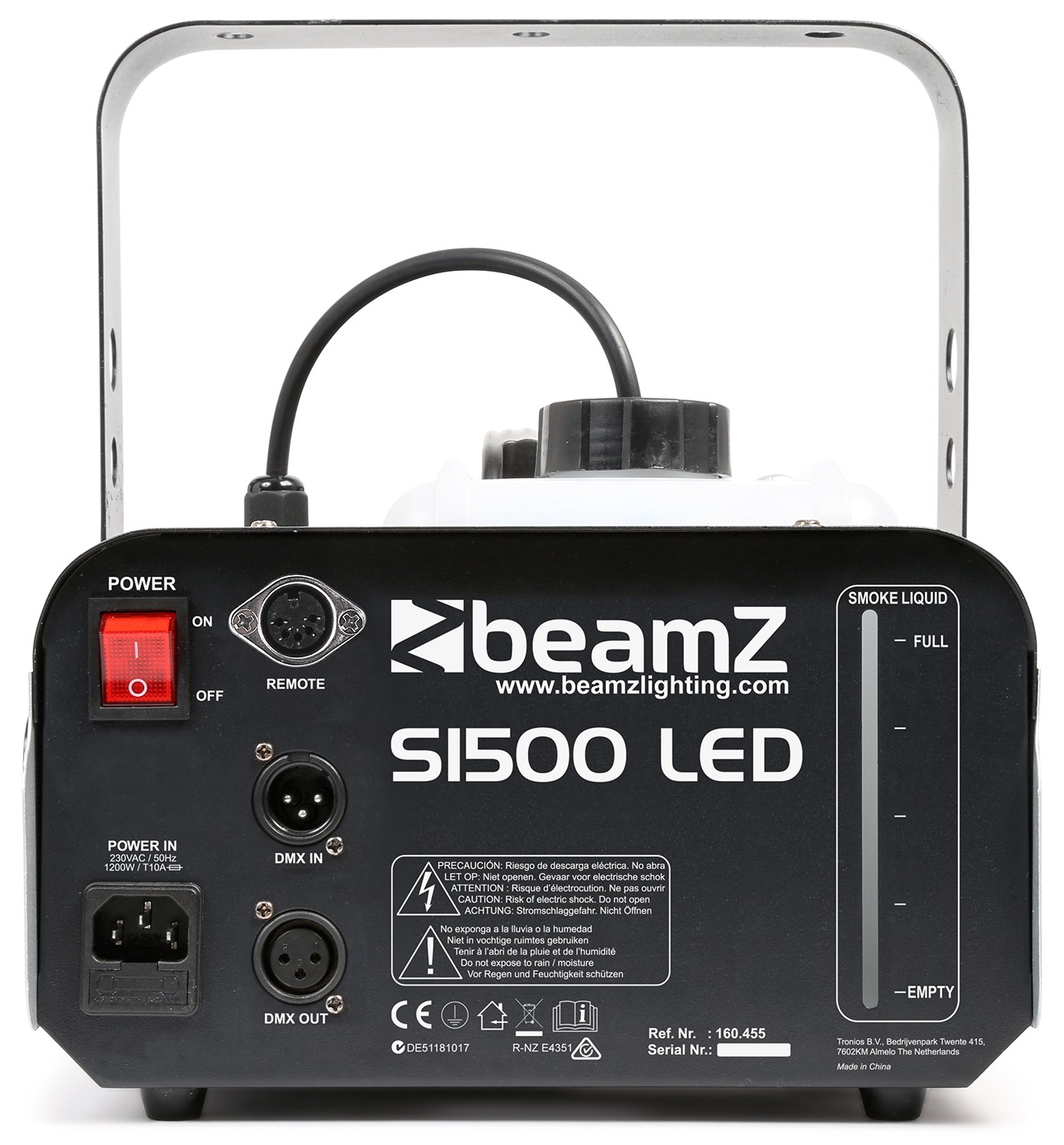 160455_18_back Професионална пушек машина BeamZ S1500LED 9x 3W RGB DMX | Rotozoom