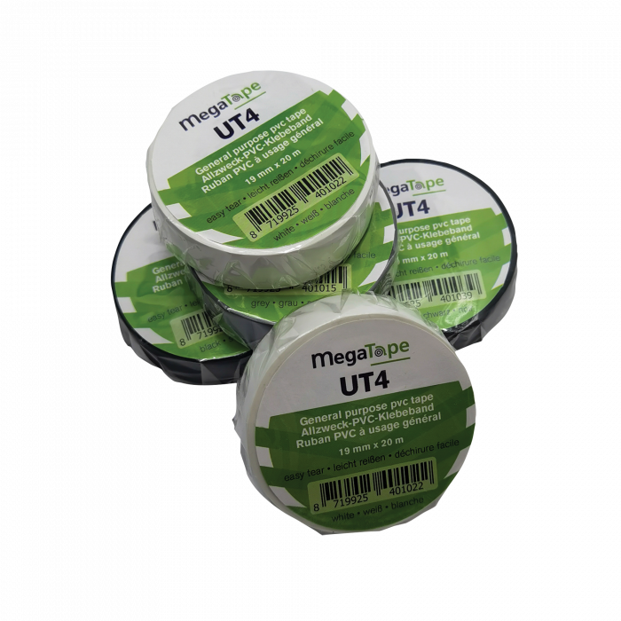 90677_detail04_25 Тиксо MegaTape UT4 черно 19мм/20м | AVStore