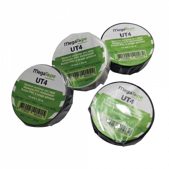 90678_detail05_25 Тиксо MegaTape UT4 сиво 19мм/20м | AVStore