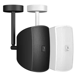 Компактна пасивна тонколона за повърхностен таванен монтаж с ClickMount™ AUDAC ATEO2 8Ω черна | AVStore