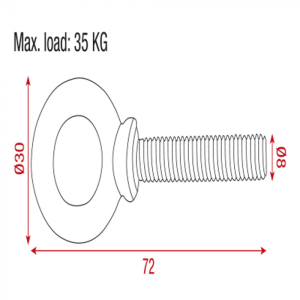 Обръч за окачване на високоговорител M8 Showgear | AVStore
