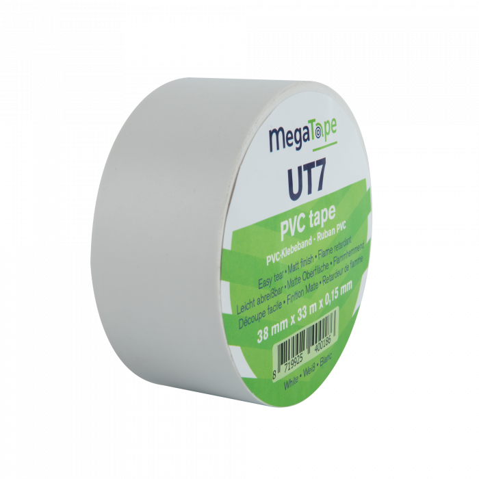 e700111_detail01_36 Тиксо MegaTape PVC Tape UT7 бяло 38мм/33м | AVStore