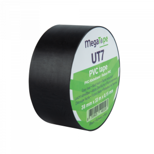 Тиксо MegaTape PVC Tape UT7 черно 38мм/33м | AVStore