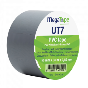 Тиксо MegaTape PVC Tape UT7 сиво 50мм/33м | E700120 | AVStore Тиксо MegaTape PVC Tape UT7 сиво 50мм/33м | AVStore