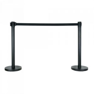 Комплект регулируема предпазна бариера Showgear – 2м – черен | AVStore