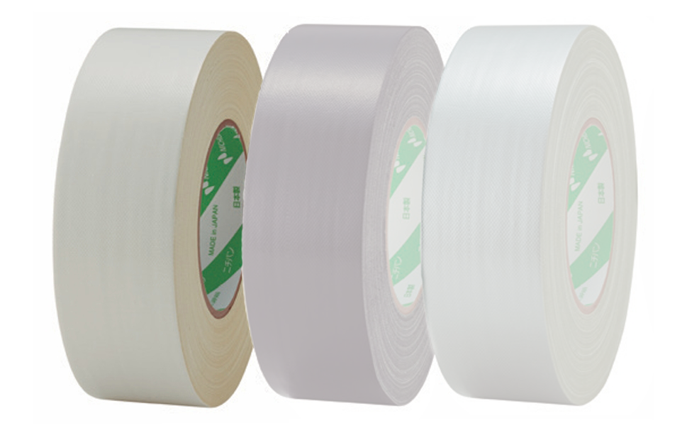 Еластично и издръжливо гафер тиксо Nichiban Gaffa Tape бяло 50мм/50м | AVStore