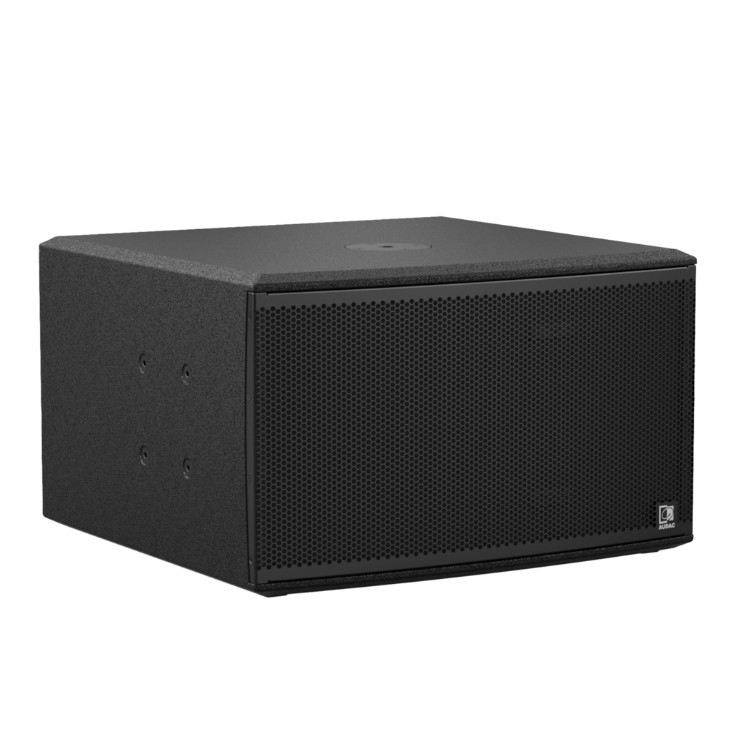 BASSO112-B Пасивен инфра-събуфър за вътрешен монтаж 12″ 1000W AUDAC BASSO112 черен | AVStore