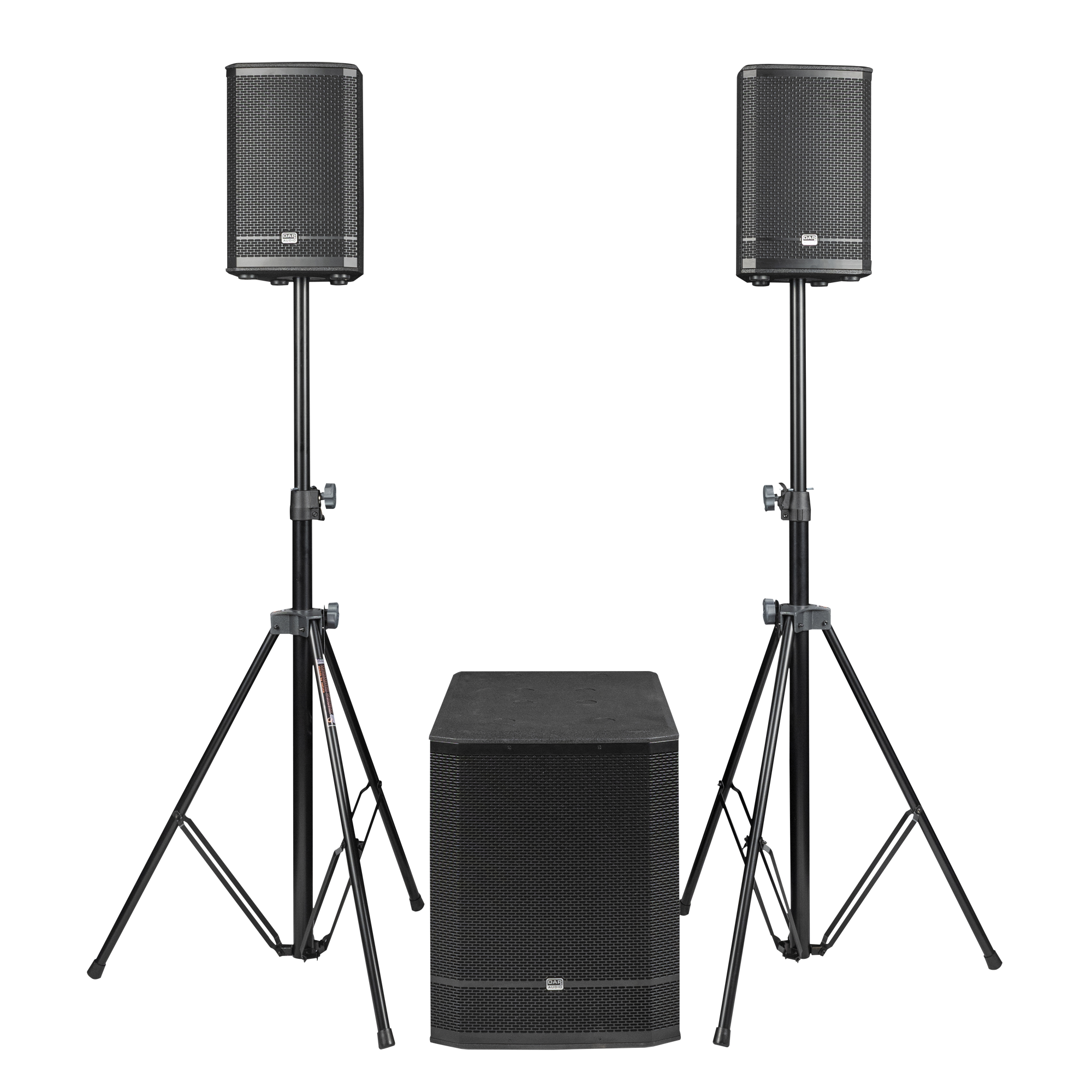 Аудио система DAP Pure Club 15 комплект от активен събуфър и 2 пасивни тонколони 8 инча | AVStore