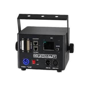 Професионален лазер за сценично осветление 5W RGB с DMX512, приложение и звуково управление | AVStore