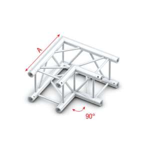Ъгъл за ферма 90 градуса Milos Pro-30 QCF21 – Prolyte truss – Silver | AVStore