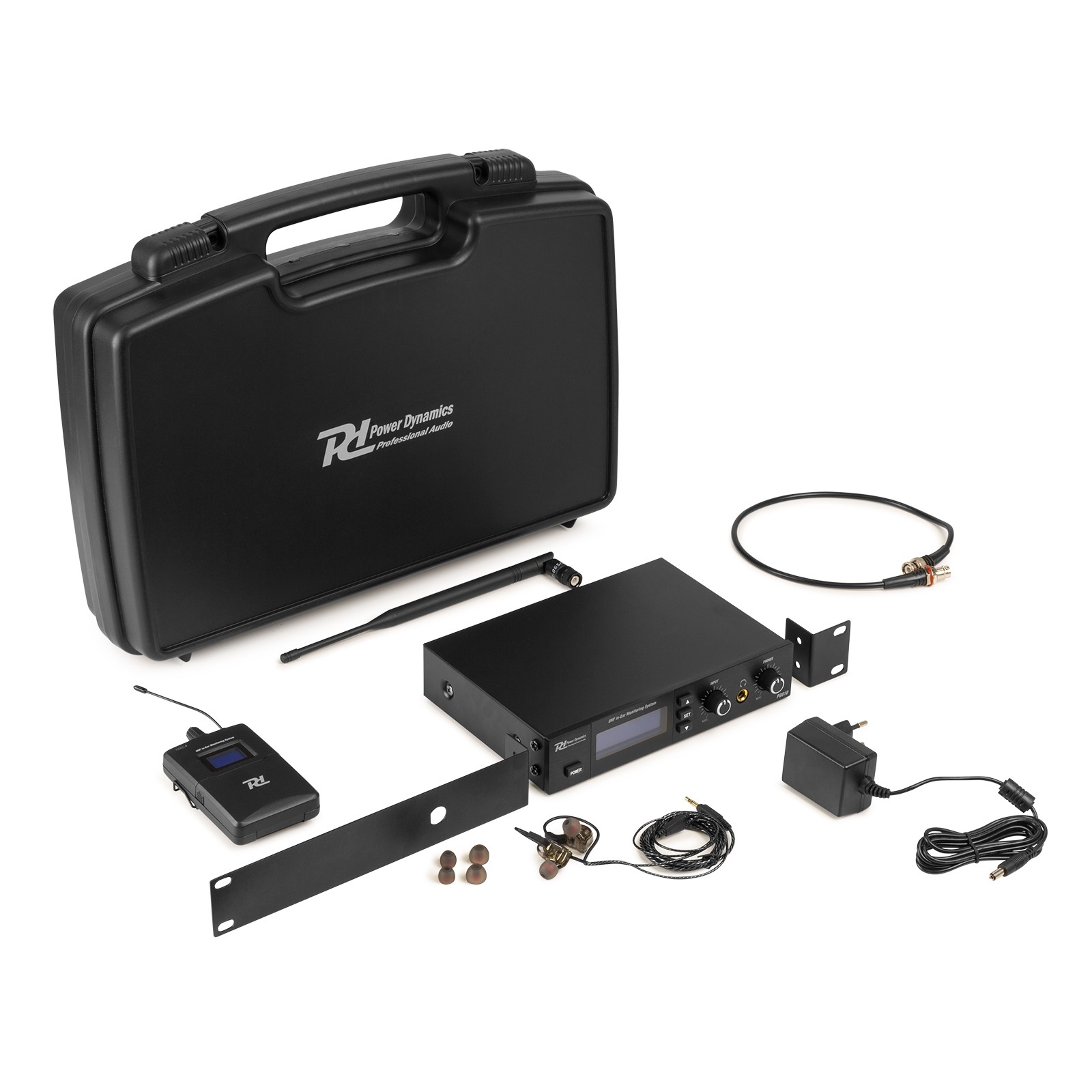 179002_pack3 Професионална In-Ear Monitor система Power Dynamics PD810 UHF | Rotozoom