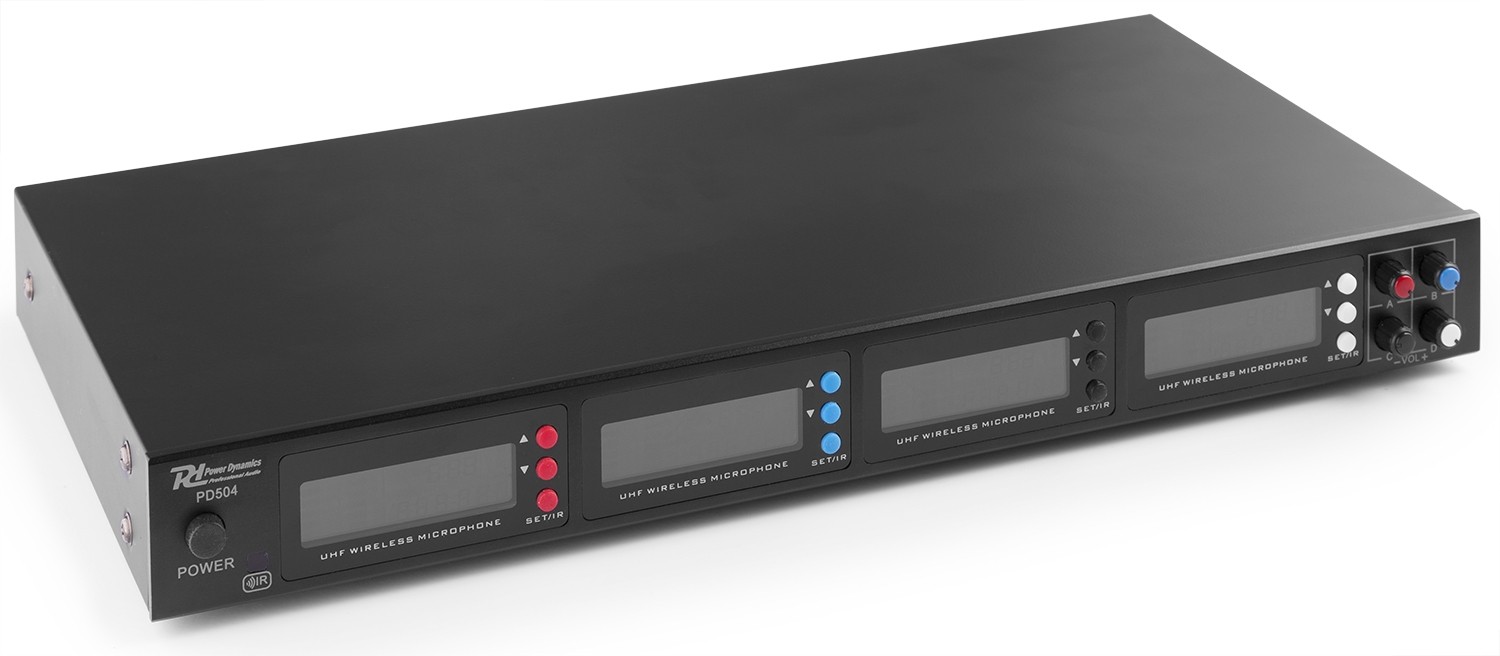 179004_co4_lr_rgb Безжичен микрофонен комплект Power Dynamics PD504H UHF с 4 ръчни микрофона 50 канала | Rotozoom