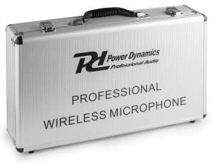 Безжичен микрофонен комплект Power Dynamics PD504H UHF с 4 ръчни микрофона 50 канала | Rotozoom