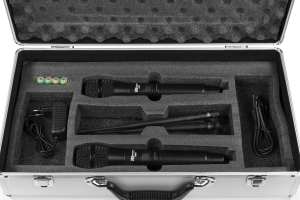 Цифрова безжична микрофонна система Power Dynamics PD632H UHF с 2 ръчни микрофона | Rotozoom
