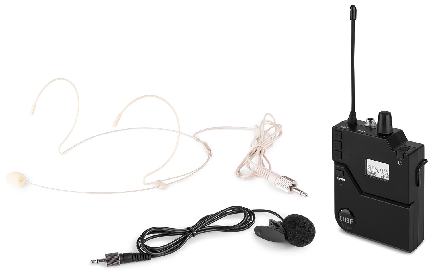 179014_side2 Безжичен микрофон с джобен предавател за системи Power Dynamics PD632 | AVStore