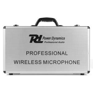 Безжичен микрофонен комплект Power Dynamics PD524B UHF с 4 джобни предавателя | Rotozoom
