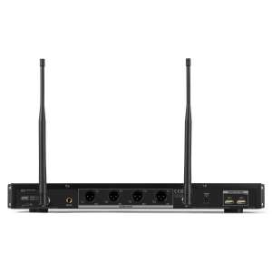 Безжичен микрофонен комплект Power Dynamics PD524B UHF с 4 джобни предавателя | Rotozoom