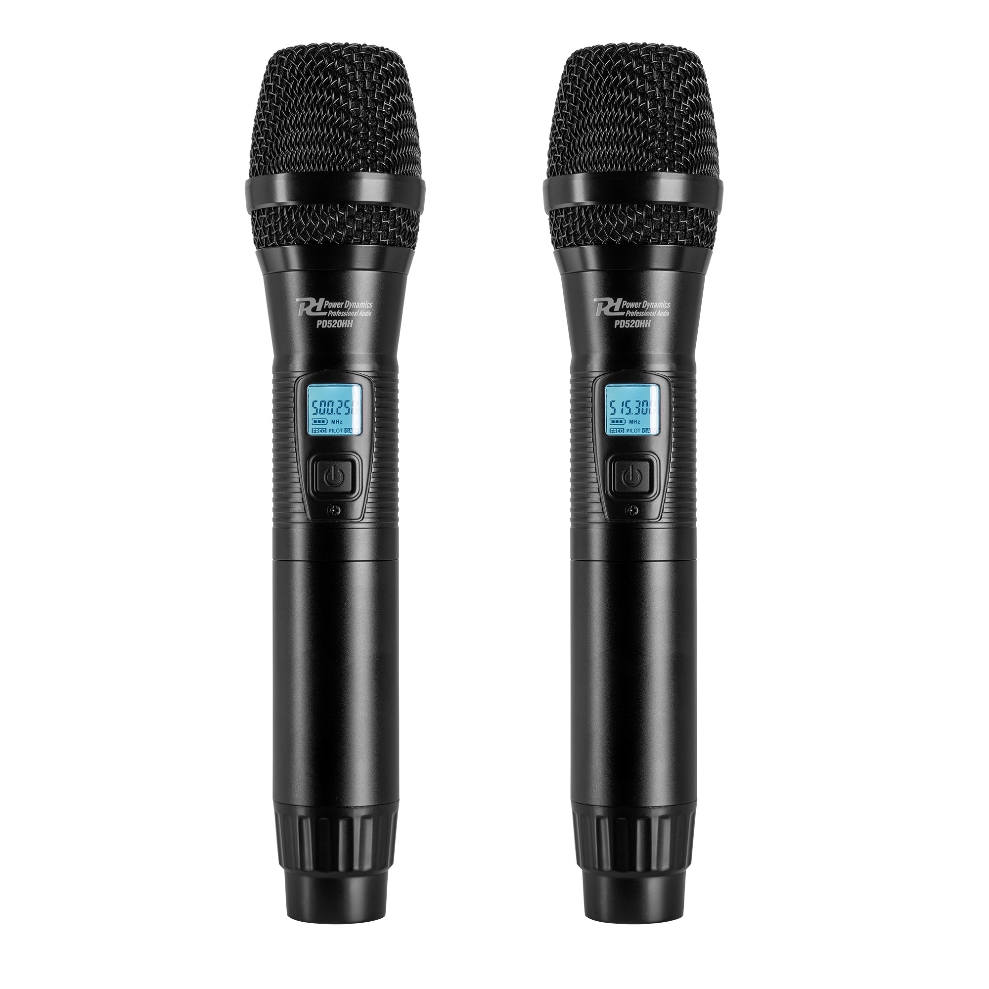 179030_side10_1 Безжичен микрофонен комплект Power Dynamics PD522 UHF с 2 ръчни микрофона | AVStore