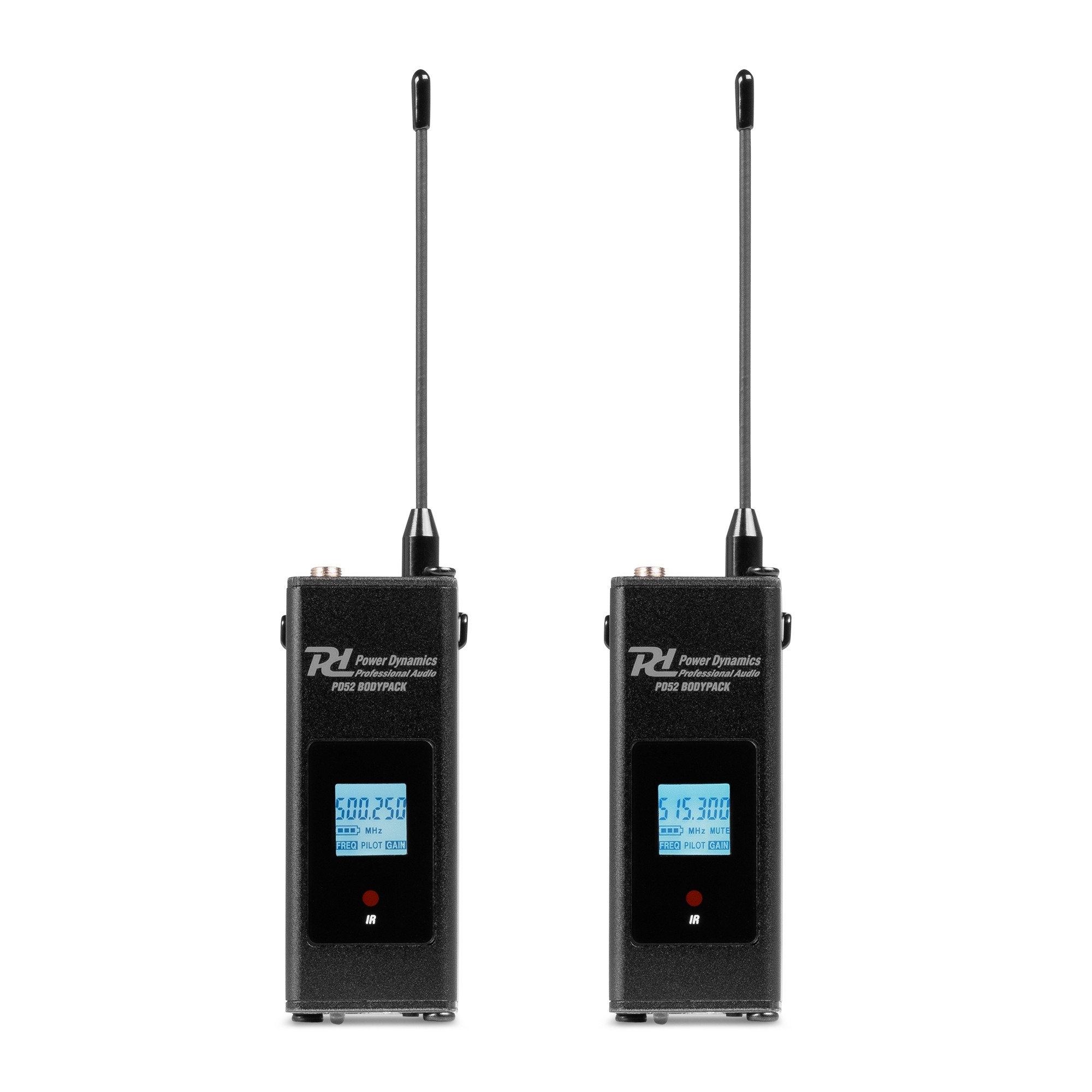 179032_insert2_1 Безжичен микрофонен комплект Power Dynamics PD522B UHF с 2 микрофона 100 канала | AVStore