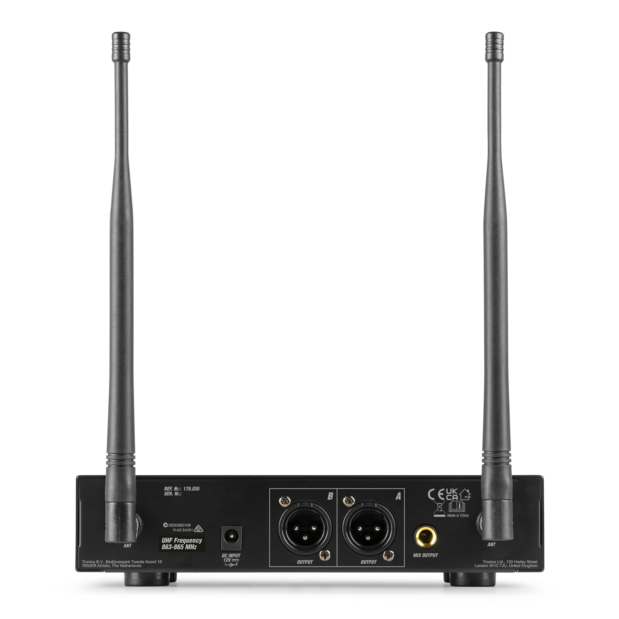 179035_insert1 Безжичен микрофонен комплект Power Dynamics PD220 UHF с 2 ръчни микрофона 80 канала | AVStore