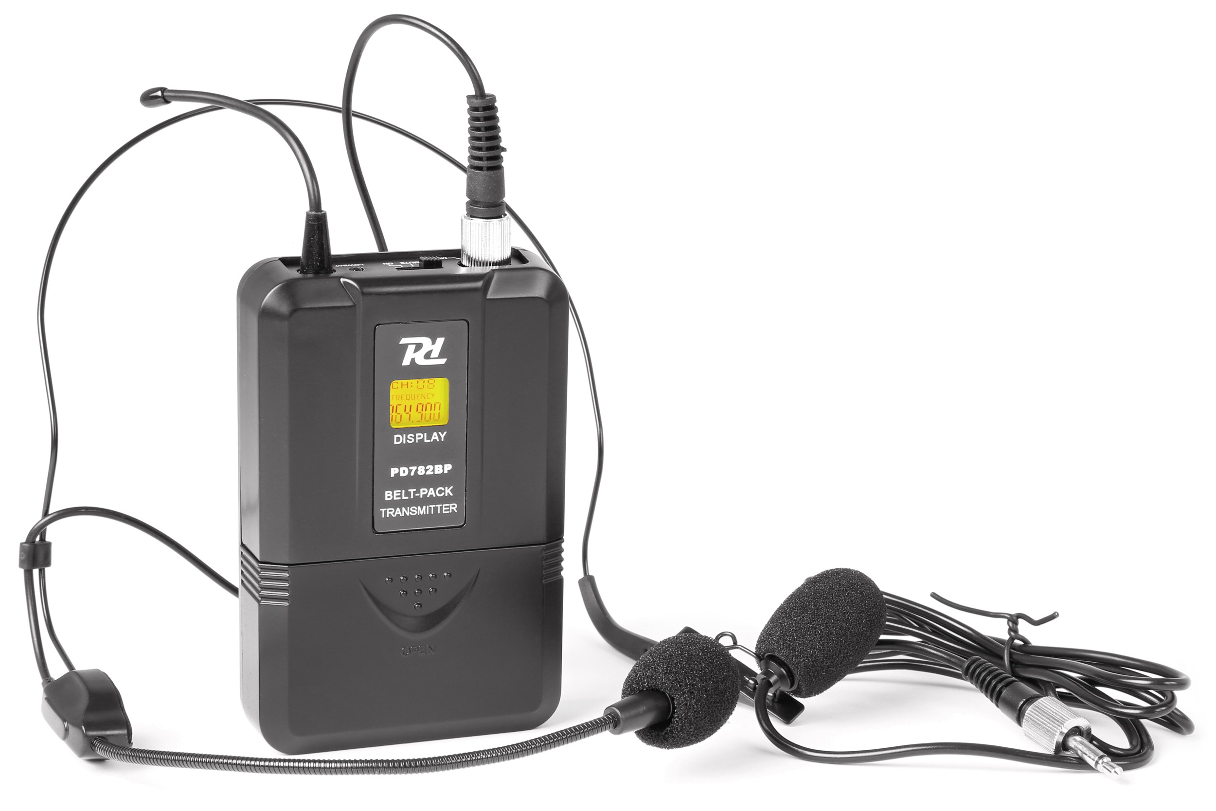 179200_side1 Безжичен микрофон с джобен предавател за системи Power Dynamics PD780 | Rotozoom