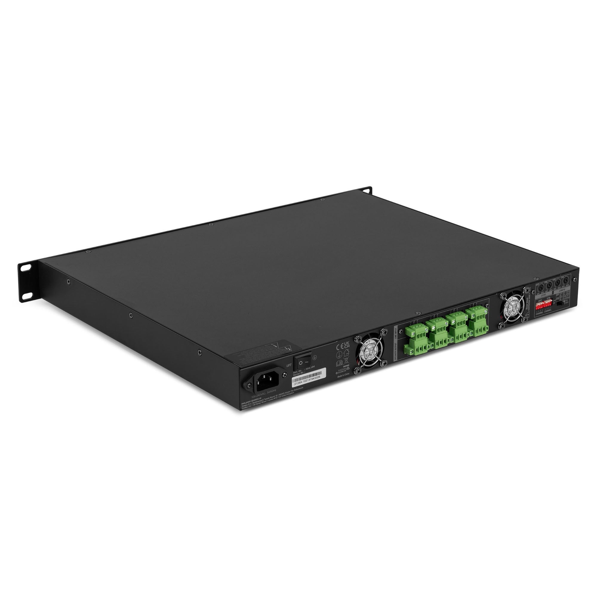 954104_insert2 Професионален усилвател Power Dynamics PMDA4500 4x500W 100V | AVStore