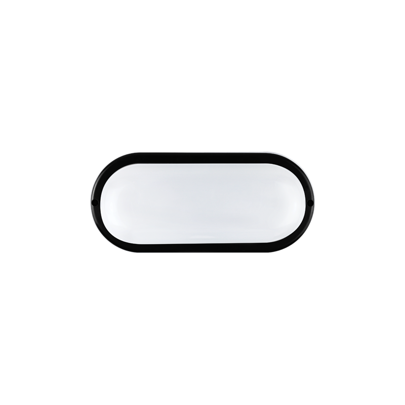 LED плафон черен 10W 6000K овален ACA Lighting | AVStore
