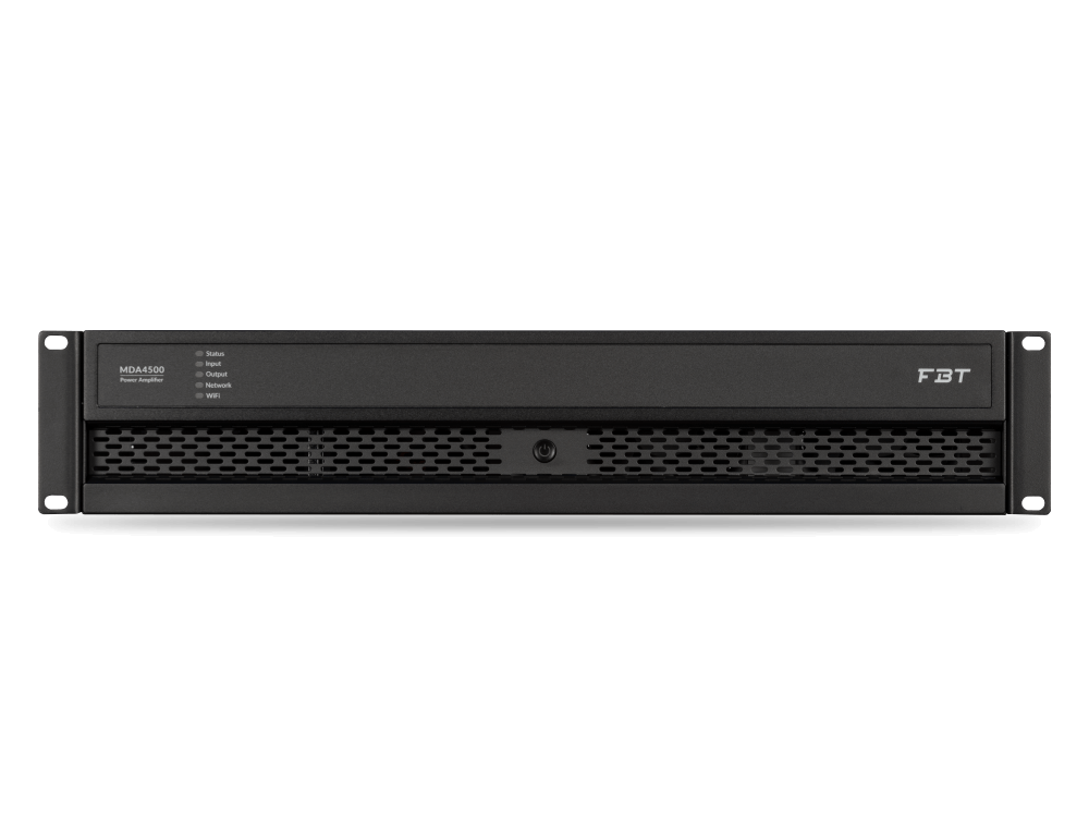 Инсталационен усилвател с вградено DSP FBT MDA 4500 4x 500W / 2x 1000W 100V Инсталационен усилвател с вградено DSP FBT MDA 4500 4x 500W / 2x 1000W 100V