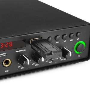 Усилвател Power Dynamics PDC30 30W 12V/220V с Bluetooth и MP3