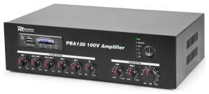 Mixer усилвател Power Dynamics PBA120 100V 120W