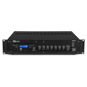 Mixer усилвател Power Dynamics PRC120 с CD плейър 100V 120W