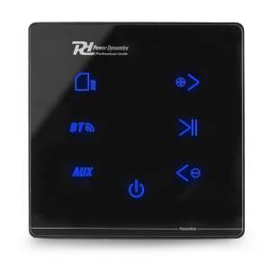Вграден в стена усилвател Power Dynamics Powerline A50B 2 x 20W Bluetooth черен