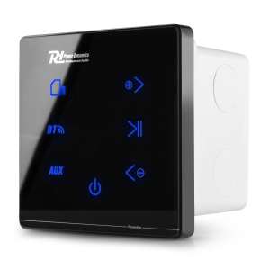Вграден в стена усилвател Power Dynamics Powerline A100B 4 x 20W Bluetooth черен
