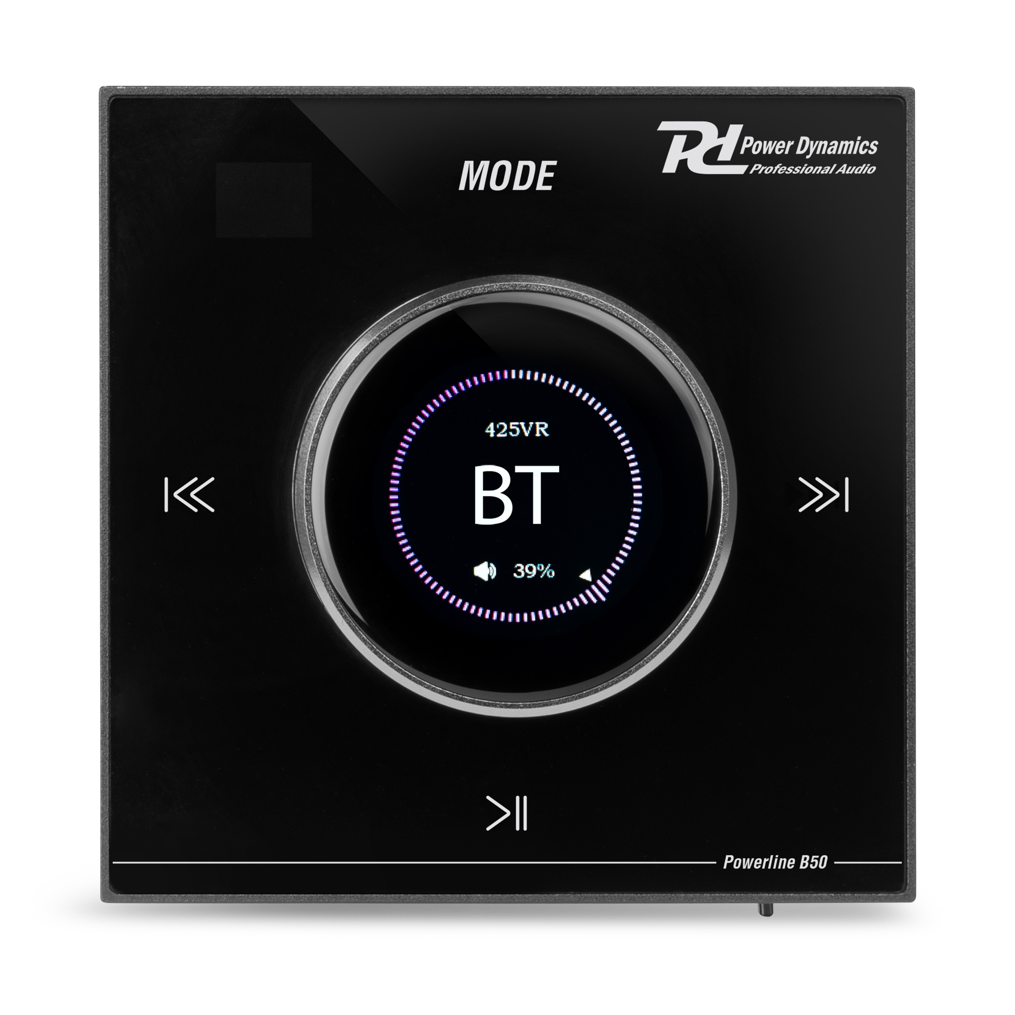 Вграден в стена усилвател Power Dynamics Powerline B50B 2 x 25W Bluetooth LCD черен Вграден в стена усилвател Power Dynamics Powerline B50B 2 x 25W Bluetooth LCD черен