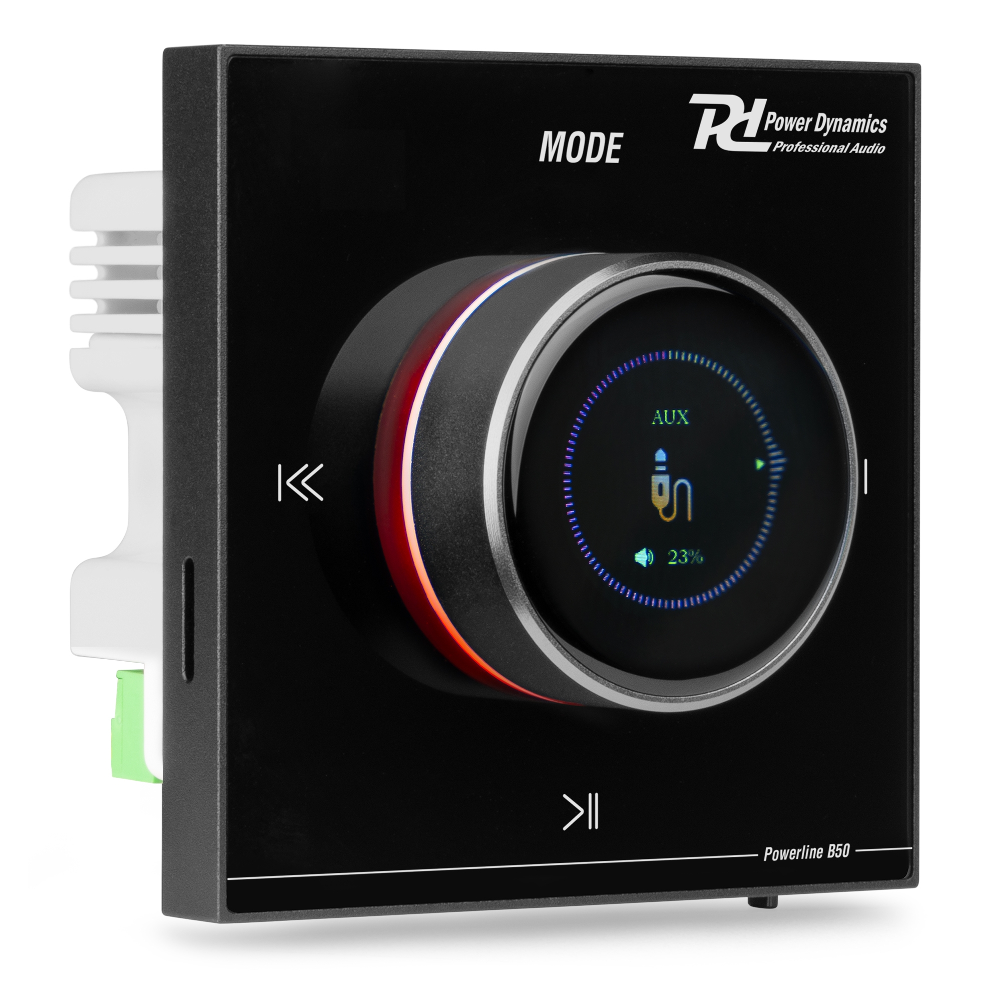 Вграден в стена усилвател Power Dynamics Powerline B50B 2 x 25W Bluetooth LCD черен Вграден в стена усилвател Power Dynamics Powerline B50B 2 x 25W Bluetooth LCD черен