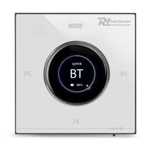 Вграден в стена усилвател Power Dynamics Powerline B50W 2 x 25W Bluetooth LCD бял