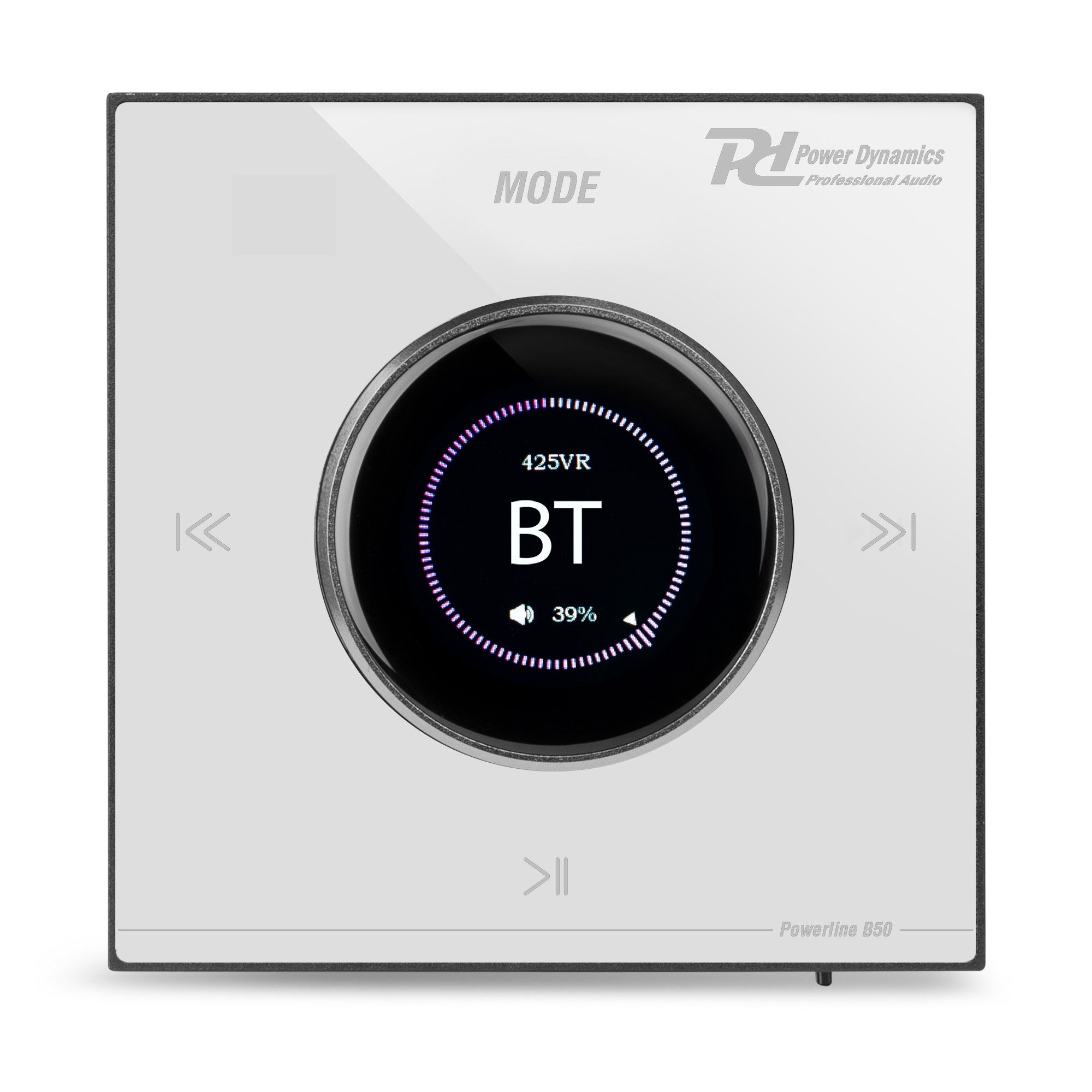 Вграден в стена усилвател Power Dynamics Powerline B50W 2 x 25W Bluetooth LCD бял Вграден в стена усилвател Power Dynamics Powerline B50W 2 x 25W Bluetooth LCD бял